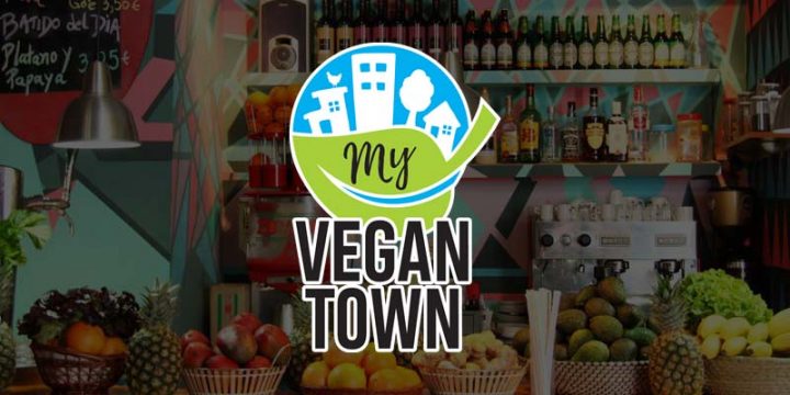 My Vegan town logo