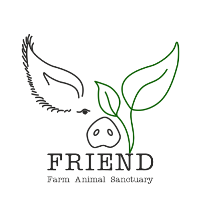 Logo formatting for FRIEND farmed animal sanctuary