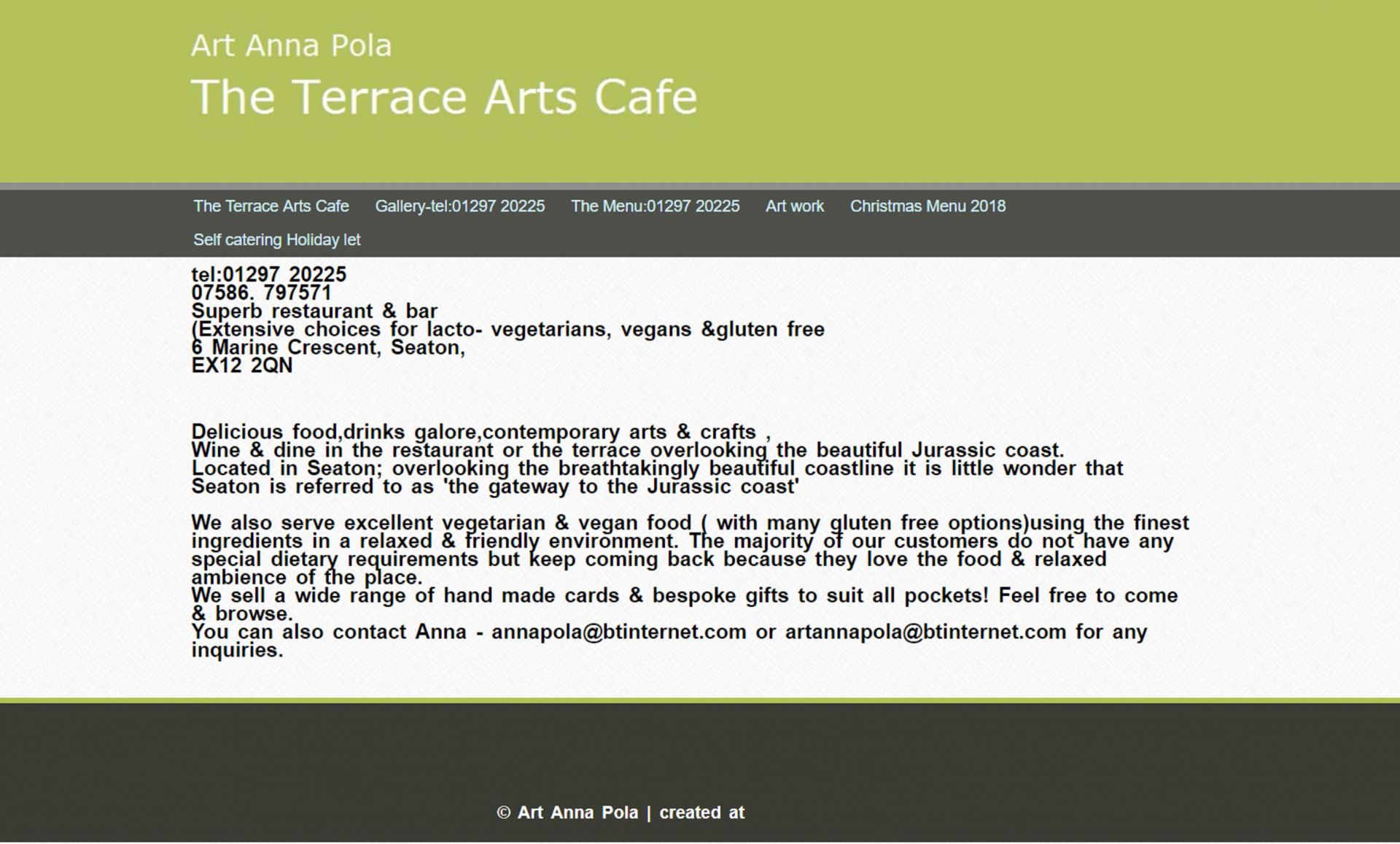 The Terrace Arts Cafe