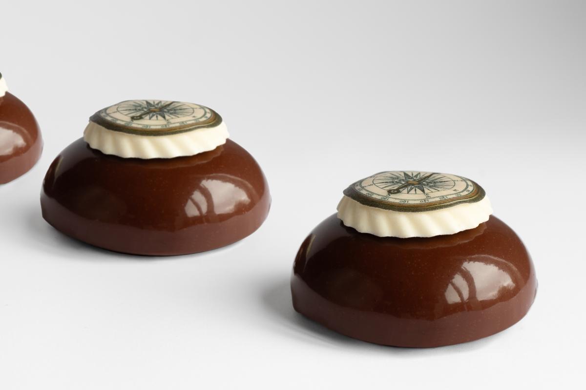 The Compass: sunflower seeds chocolate mousse, coconut, lime and lemongrass cream